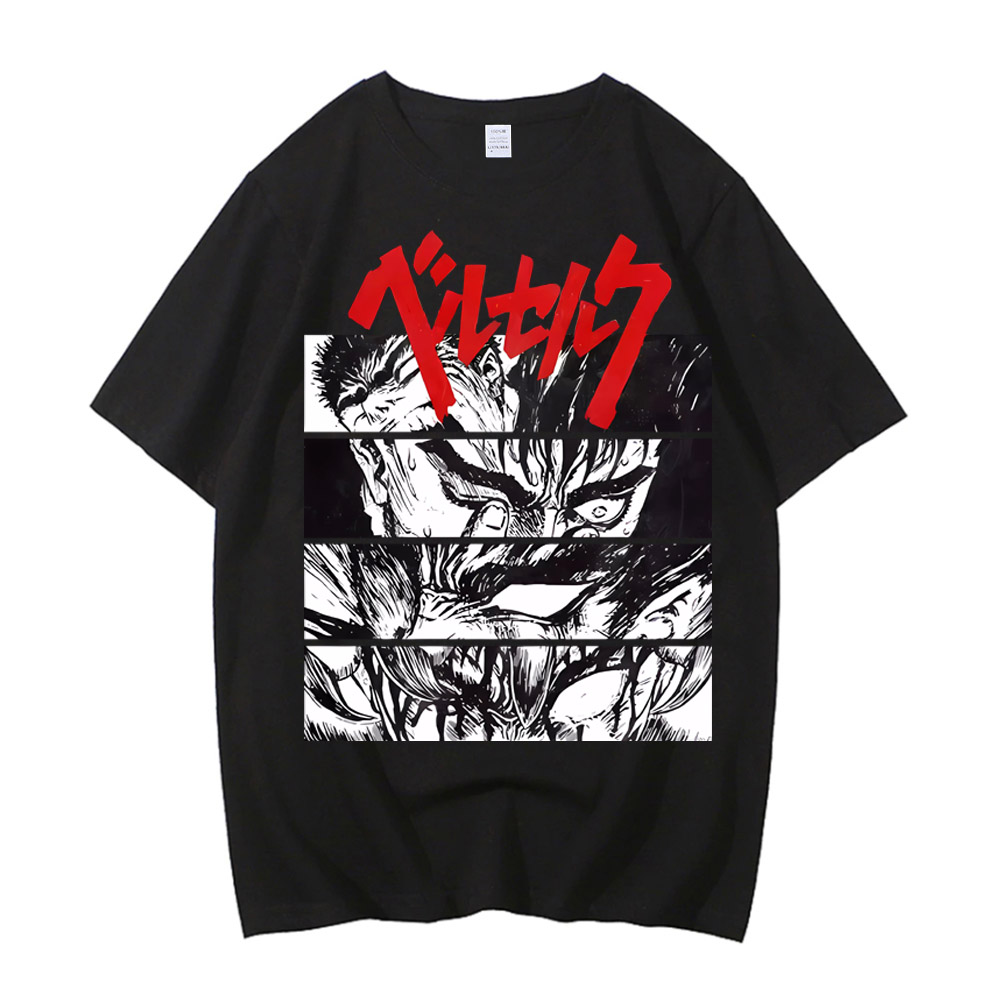 Quality Summer Clothing For Women - 2026年新作ホットサマーアニメ ベルセルクTシャツ 夏 メンズ レディース 高品質コットンTシャツ