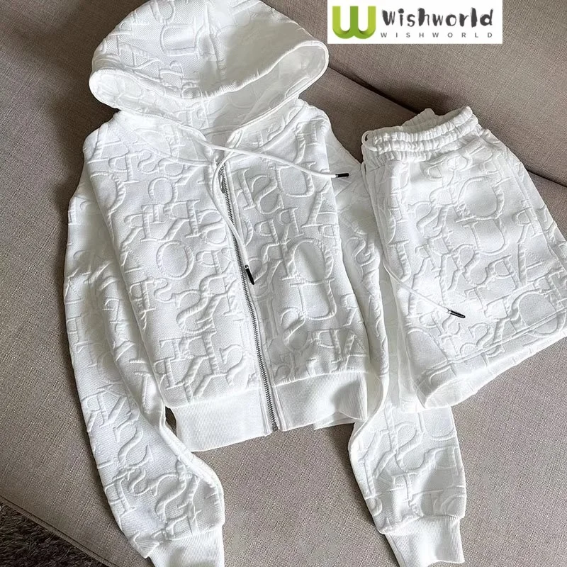 Summer Clothing Men 2025 - 2025夏新作レター印象パーカー、ジャケット、ショートパンツセット、レディースストリートスポーツウェア衣装