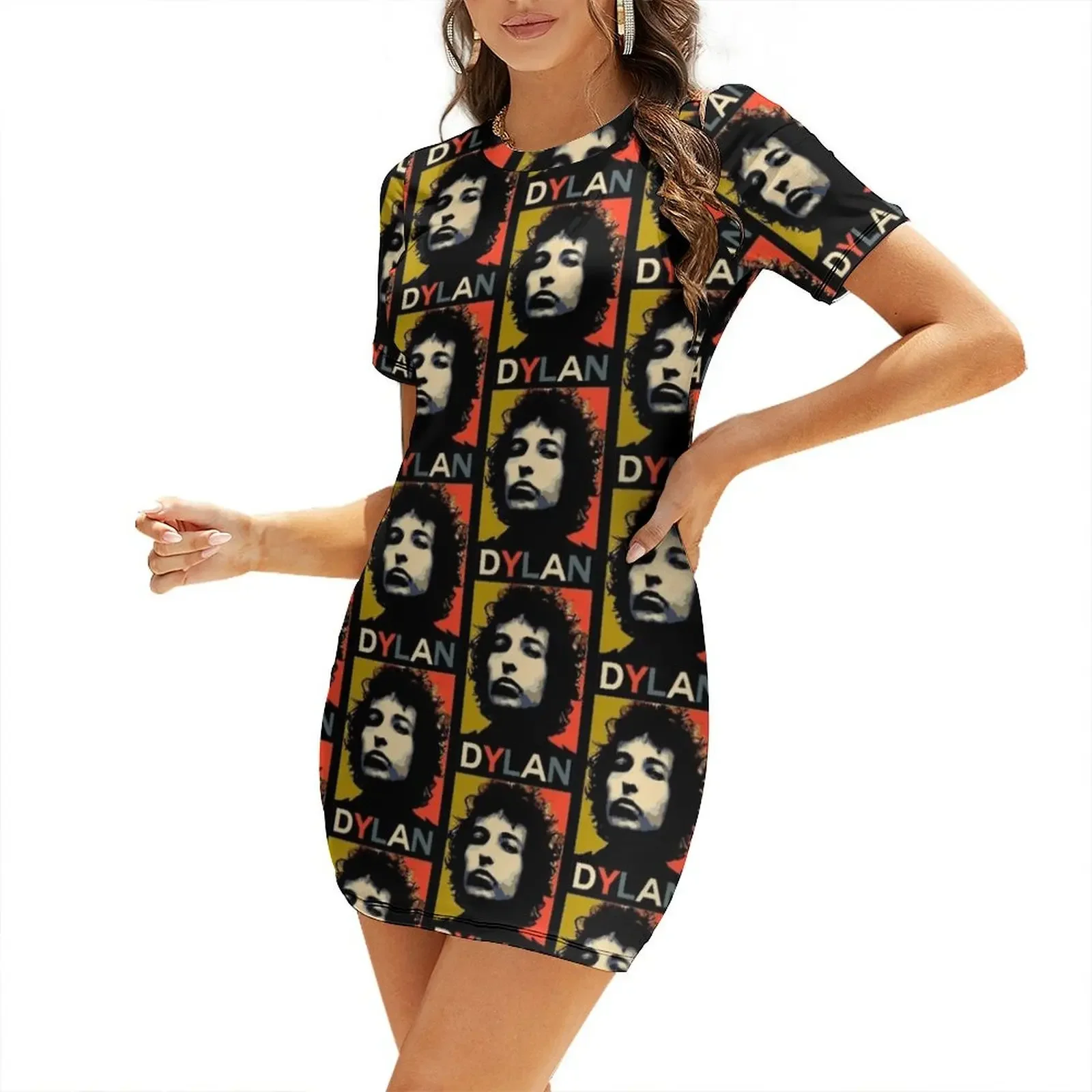 Summer Clothing Essentials Women - レトロボブエッセンシャル - ヴィンテージボブレジェンド半袖ワンピース 女性用サマードレス 韓国女性用ワンピース