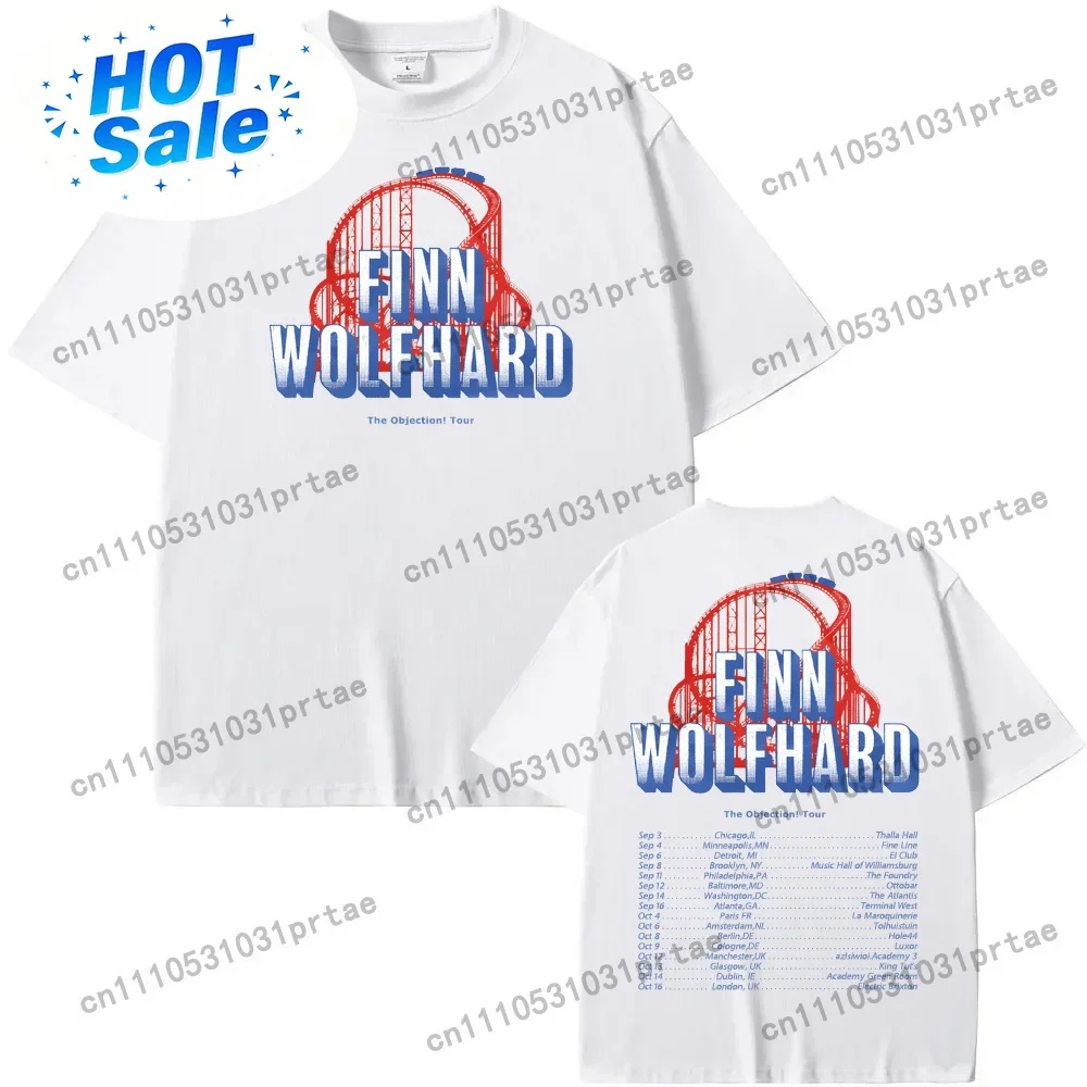 Quality Summer Clothing - フィン・ウルフハード・ツアーTシャツ高品質サマーティーシャツRopaMujer衣類グラフィックプリントカジュアルレトロOネックTシャツブラック