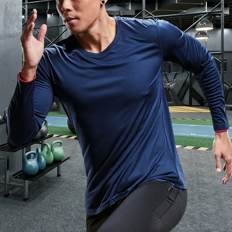 メンズ長袖スポーツシャツ,ランニング,ジム,フィットネス,ラ - Summer Gym Clothing のレビューと価格