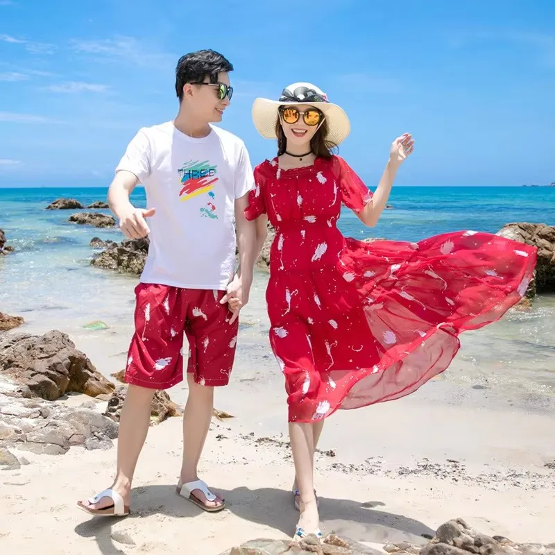 ホリデー休暇ルック 家族お揃いの服 ビーチ 娘とママのドレス - Summer Clothing Looks のレビューと価格