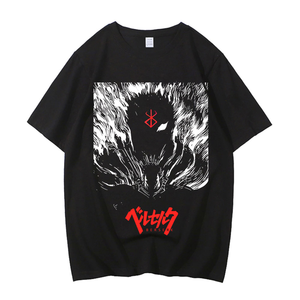 2026年新作ホットサマーアニメ ベルセルクTシャツ 夏 メ - Quality Summer Clothing For Women のレビューと価格