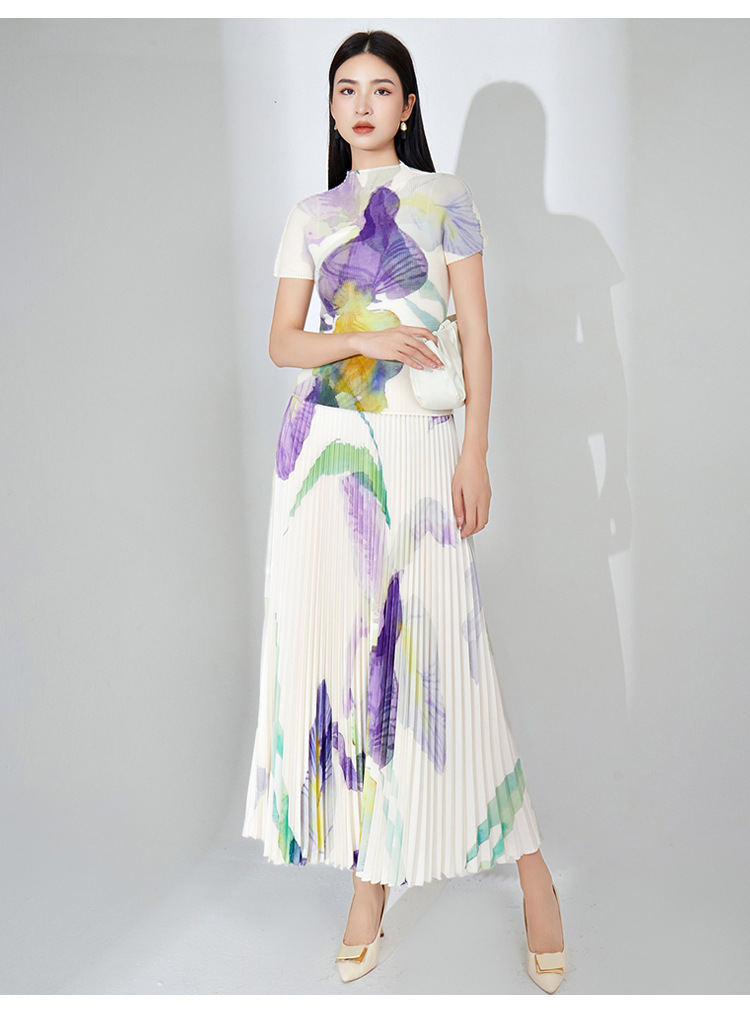 婦人服工場、高品質プリーツTシャツとスカートのセット、ツーピ - Quality Summer Clothing のレビューと価格