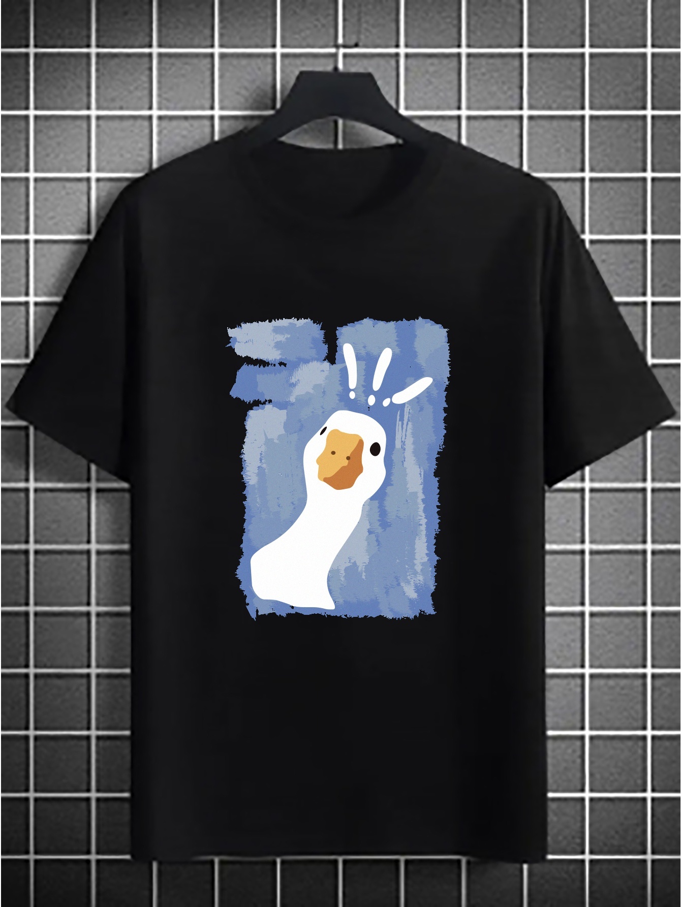 グラフィティアート混乱したアヒルプリント女性 Tシャツ夏トッ - Summer Duck Clothing のレビューと価格
