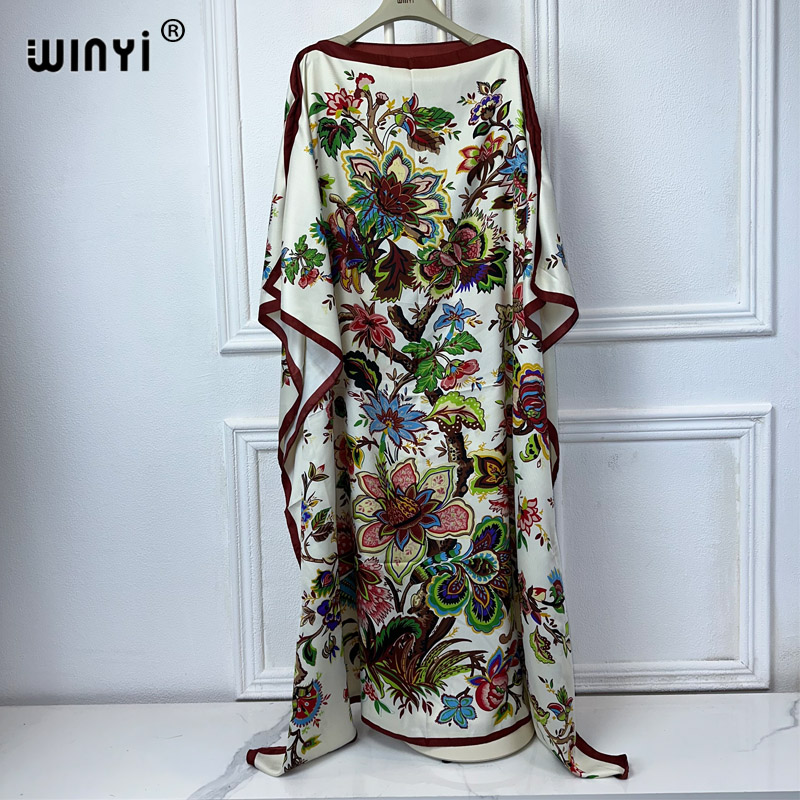 Winyi-女性のためのアフリカのカフタンマキシドレス,自由 - Quality Summer Clothing For Women のレビューと価格