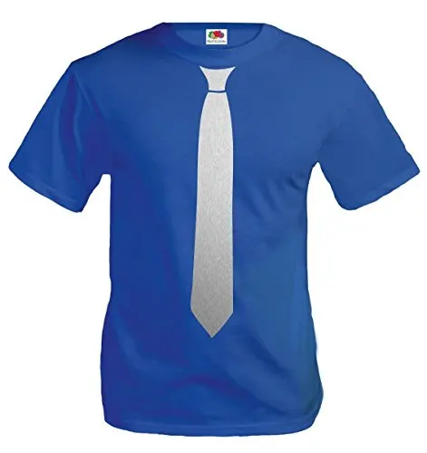 半袖メンズTシャツトップス 夏用メンズウェア ネクタイ柄 面 - Quality Summer Clothing のレビューと価格