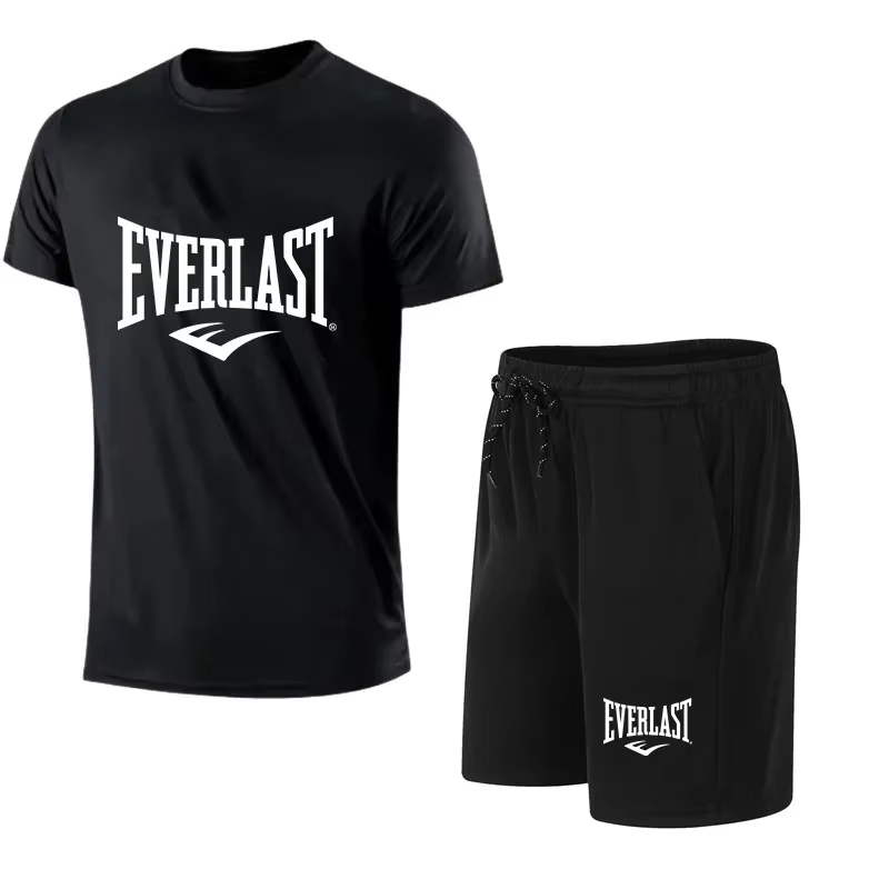 EVERLAST メンズ Tシャツ + ショーツ 2 個セッ - Summer Gym Clothing のレビューと価格