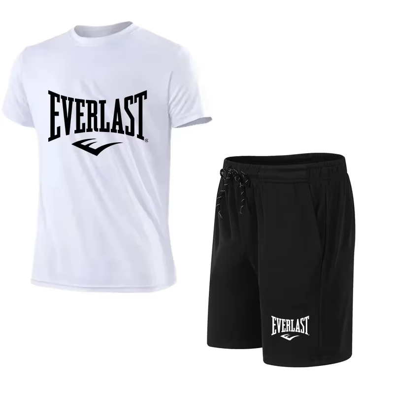 EVERLAST メンズ Tシャツ + ショーツ 2 個セッ - Summer Gym Clothing のレビューと価格