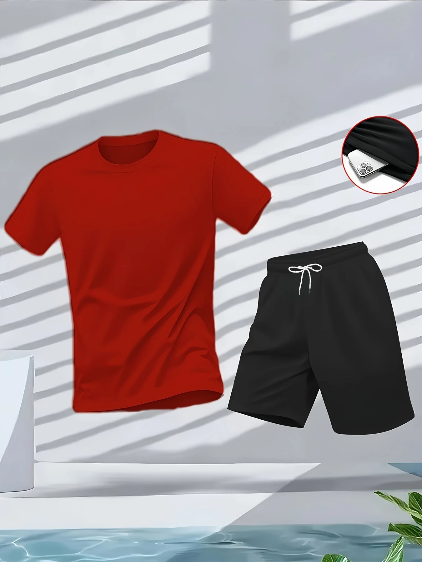 メンズスーツ 2 点セット ファッション レジャー 快適セッ - Summer Gym Clothing のレビューと価格