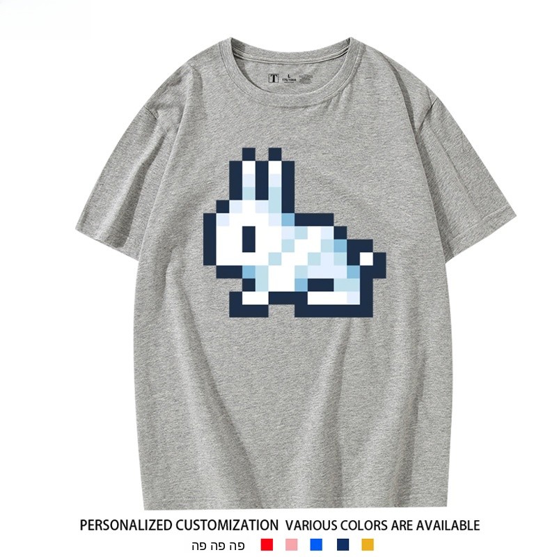 テラリアモザイクピクセルパターン半袖Tシャツ半袖夏ファッショ - Summer Clothing Staples のレビューと価格