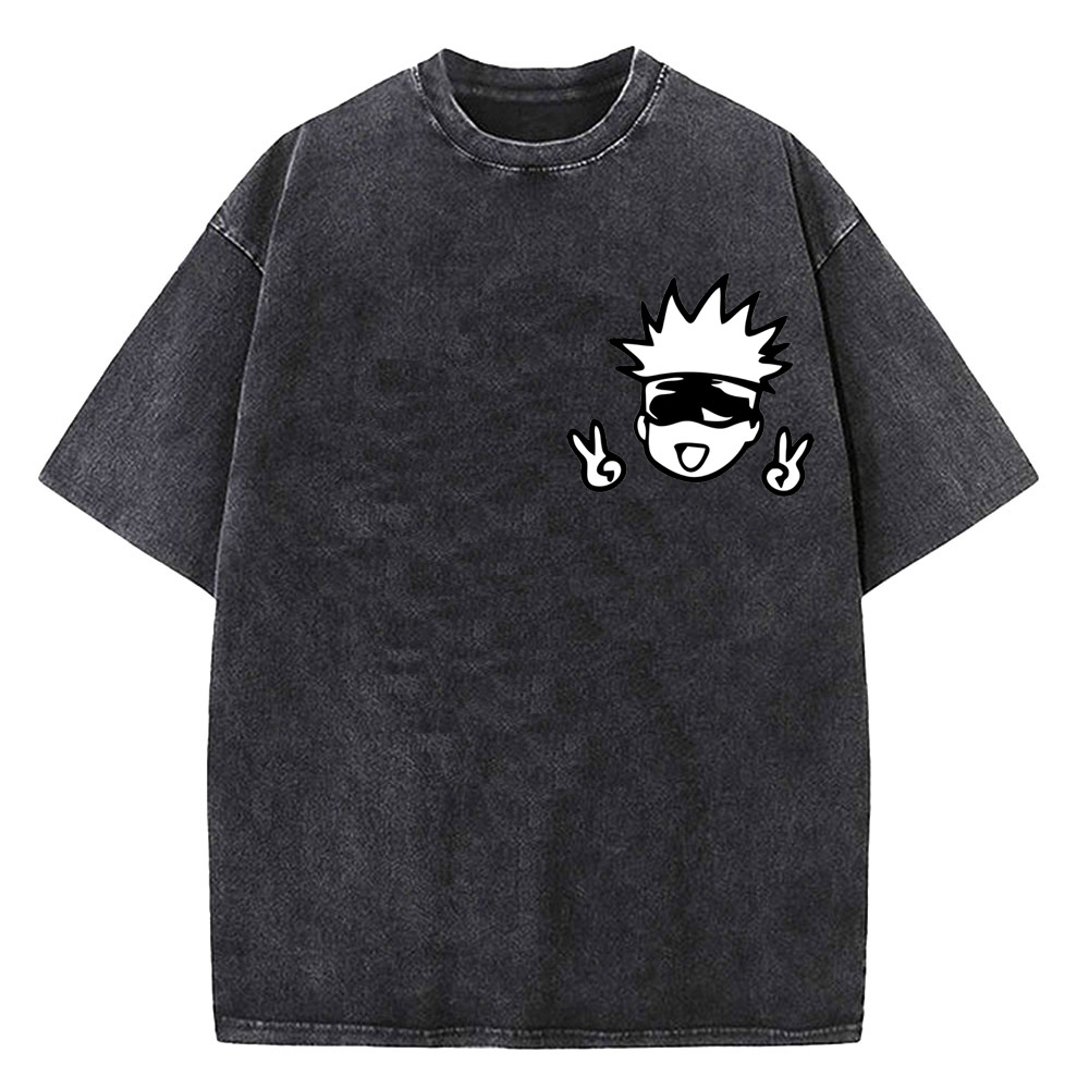 2026年新作ホットサマーアニメ呪術廻戦五条悟Tシャツ ウォ - Quality Summer Clothing For Women のレビューと価格
