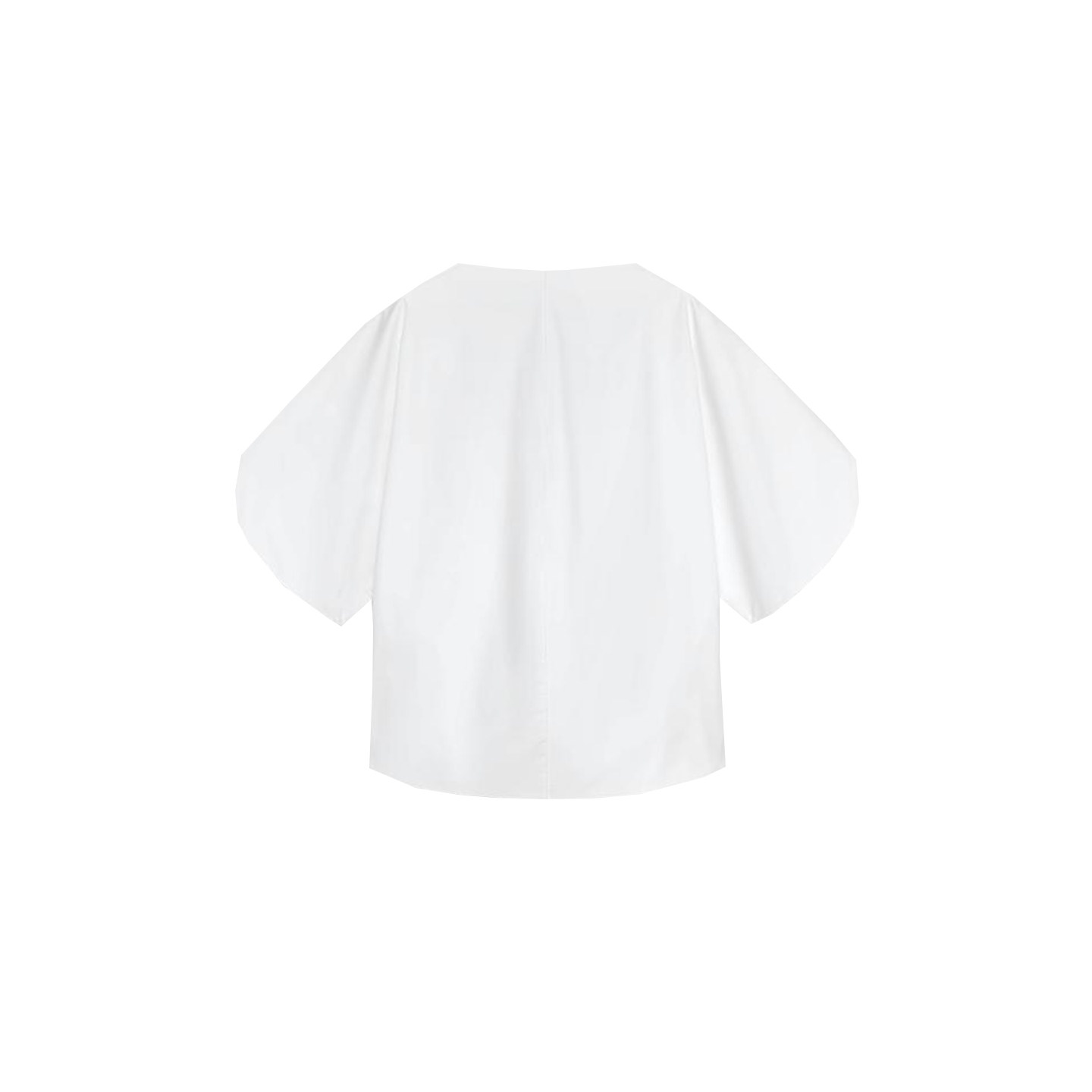 ファッショナブルな白いルーズシャツ女性の夏服ワイドスリーブ  - Summer Line Clothing Brand のレビューと価格