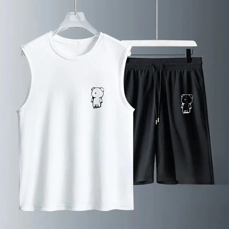 メンズタンクトップセット 2026年夏 速乾性スポーツウェア - Summer Clothing Men のレビューと価格