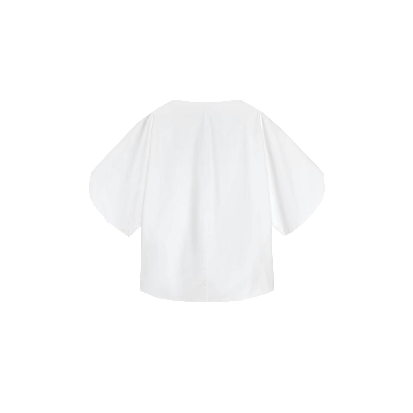 ファッショナブルな白いルーズシャツ女性の夏服ワイドスリーブ  - Summer Line Clothing Brand のレビューと価格