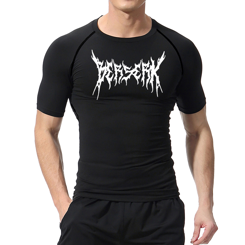 ジムワークアウトラッシュガード男性用アスレチッククイックドラ - Summer Gym Clothing のレビューと価格