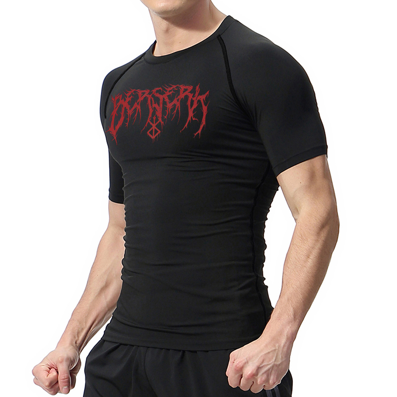 ジムワークアウトラッシュガード男性用アスレチッククイックドラ - Summer Gym Clothing のレビューと価格