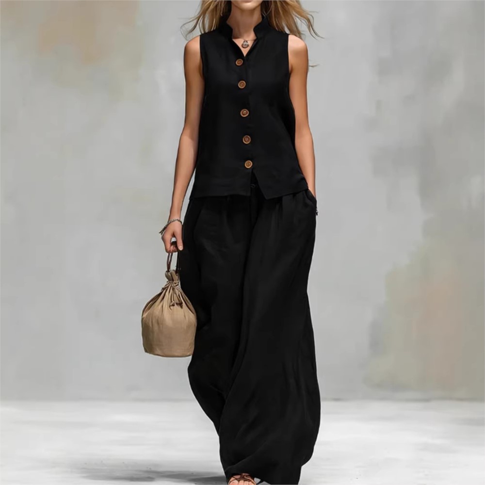 ファッションスタンドアップカラーノースリーブシングルブレスト - Summer Zara のレビューと価格