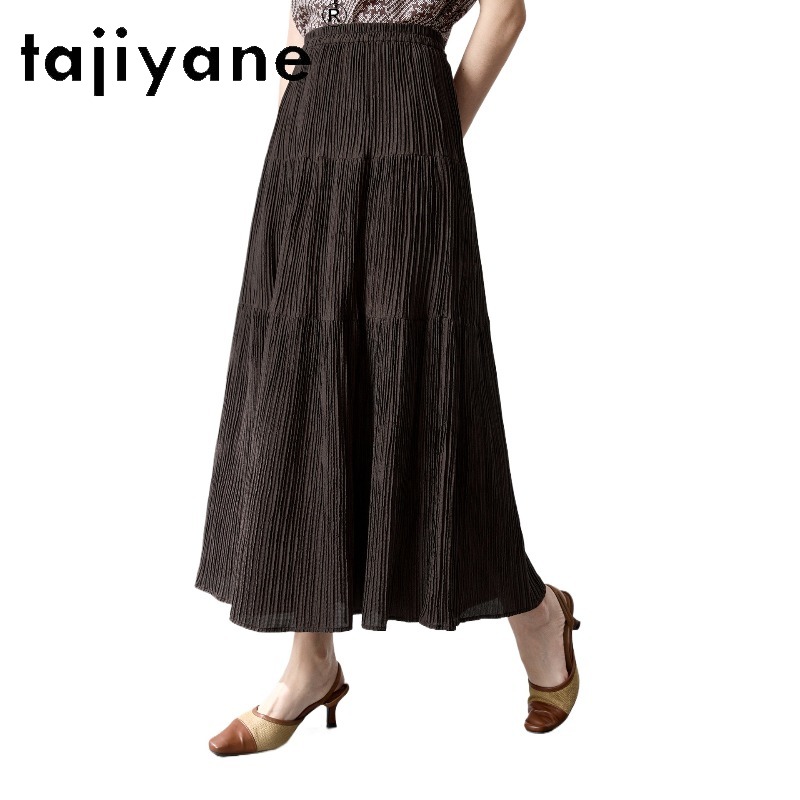 TAJIYANE 97.6% 桑シルク女性用スカート レトロ - Summer Line Clothing Brand のレビューと価格