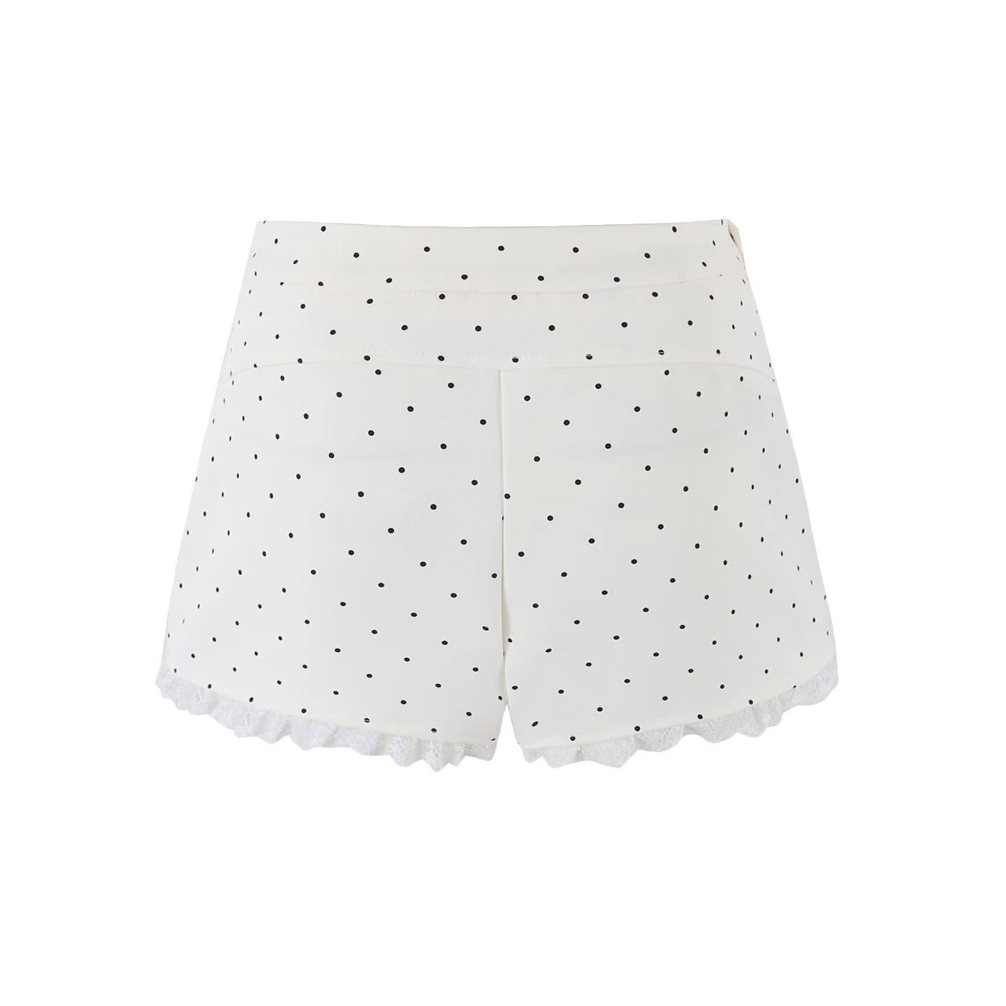 ファッショナブルな水玉模様のレース A ラインショートスカー - Summer Line Clothing Brand のレビューと価格