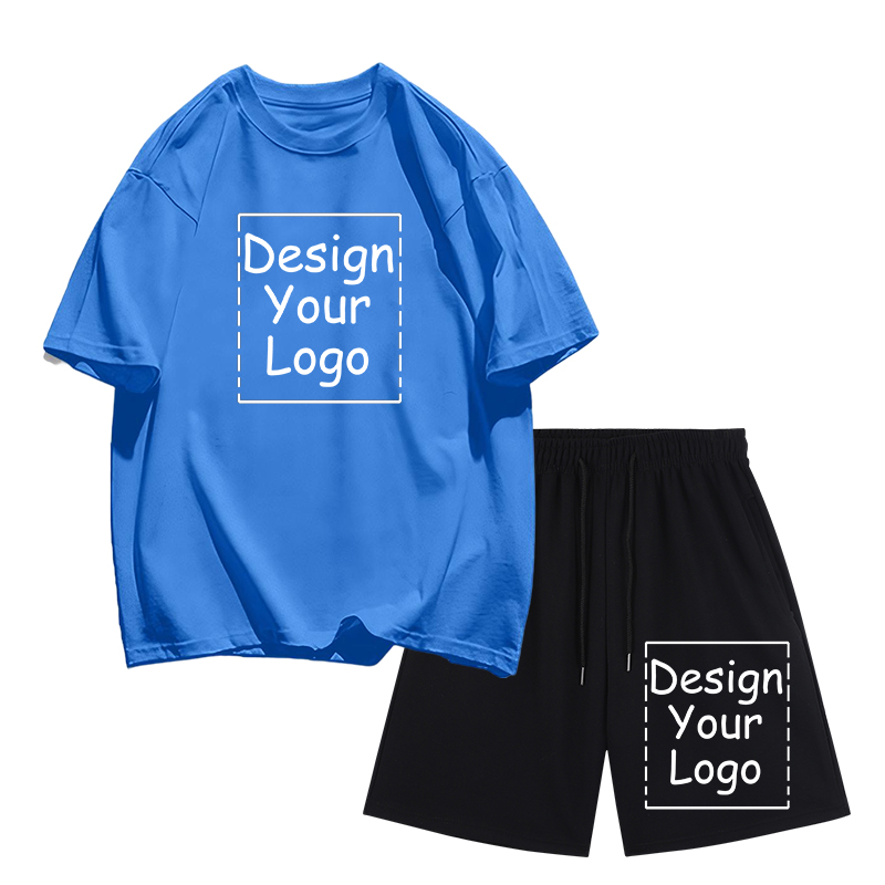 夏の男性用パーソナライズパターンカスタム快適Tシャツセットカ - Summer Gym Clothing のレビューと価格