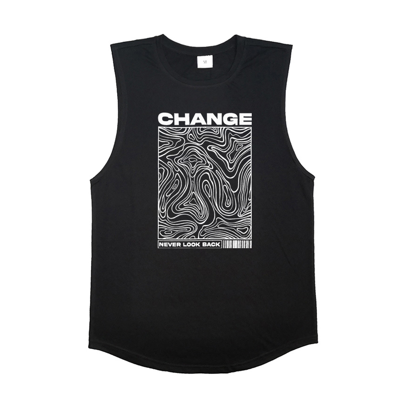 Change Never Look Back プリント ジム - Summer Clothing Looks のレビューと価格