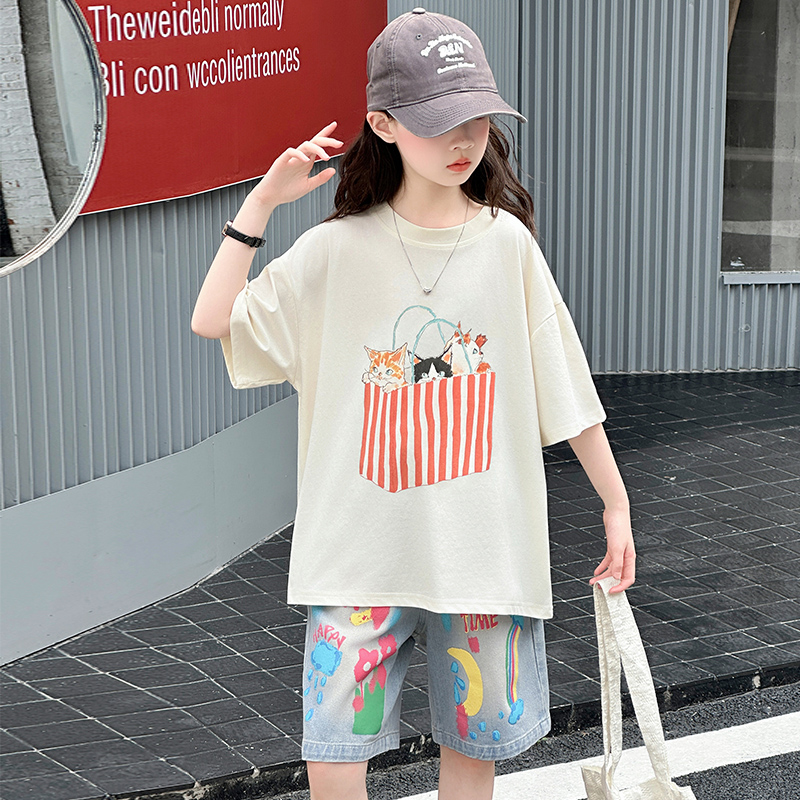 10代の女の子向け、夏用トップスとボトムスのセット、ドローイ - Summer Clothing Drawing For Kids のレビューと価格