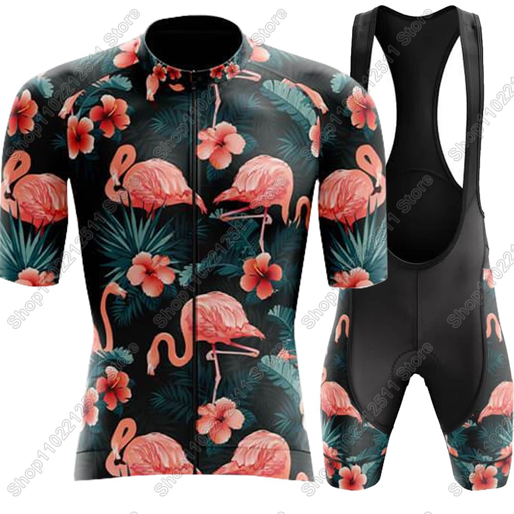 2025 フラミンゴサイクリングジャージセット自転車服男性夏 - Summer Clothing Men 2025 のレビューと価格